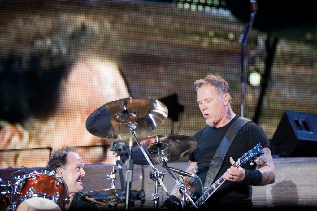  Lars Ulrich and  Kirk Hammett of Metallica