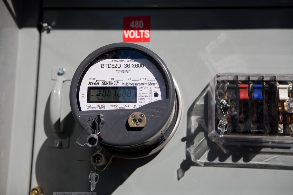 Itron Sentinel Multimeasurment Meter Nellis AFB Solar Farm on eecue