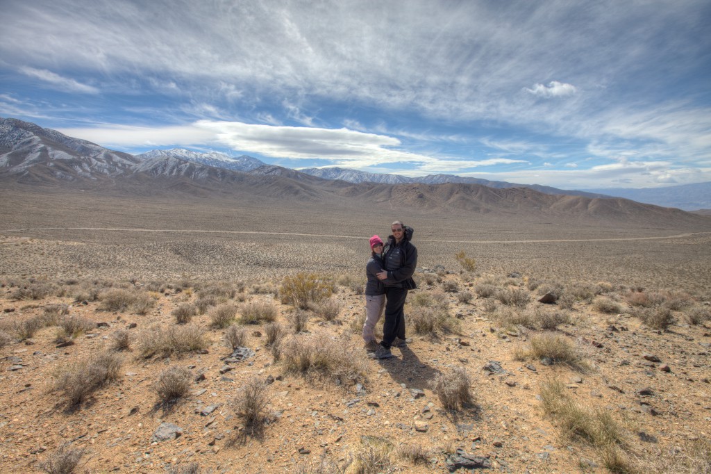 Penelope and Dave in Death Valley