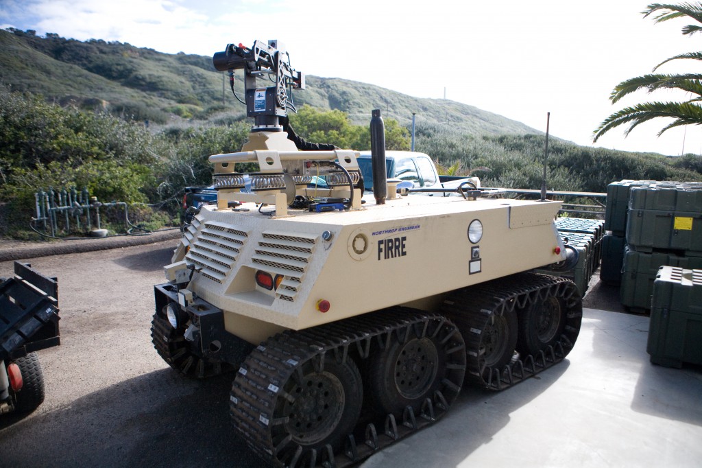 SPAWAR FIRRE Autonomous Fighting Vehicle