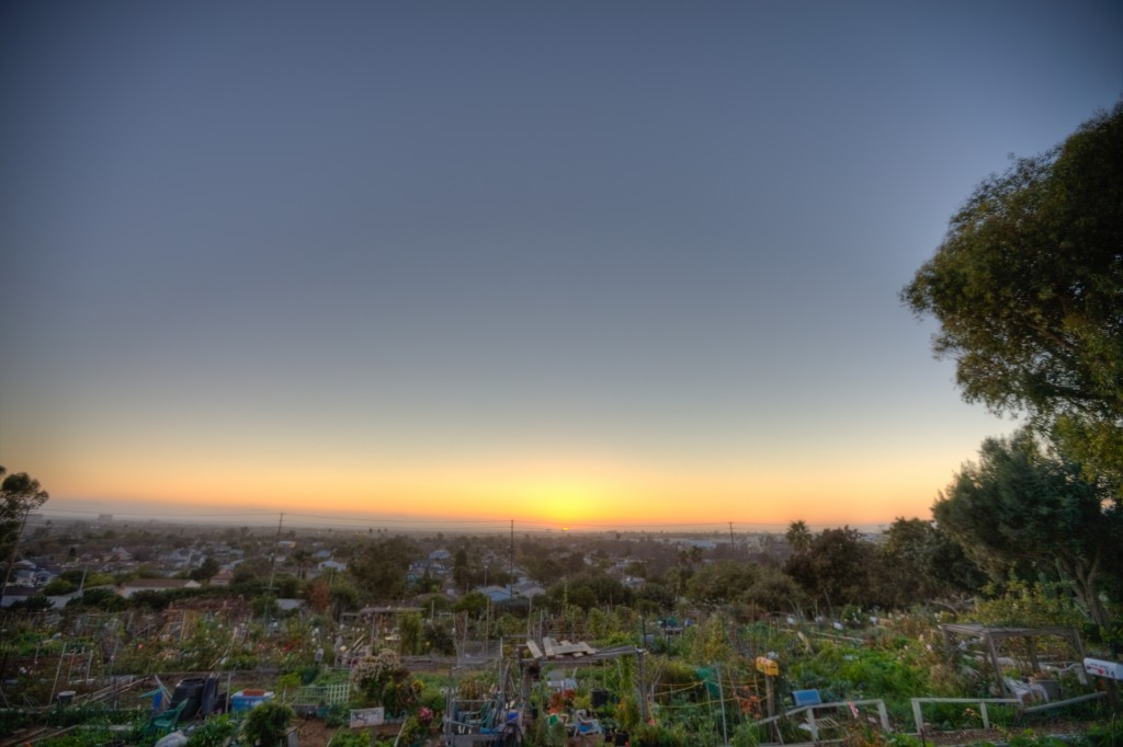 Sunset From Ocean View Farms Ocean View Farms on Dave Bullock / eecue