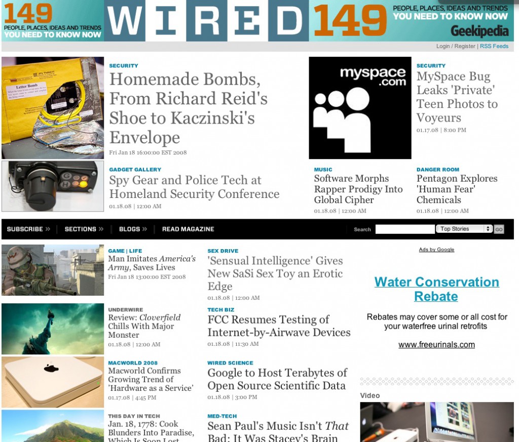 WIRED News Front Door w/ DHS Con Shots