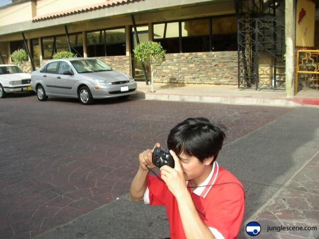 metaphoto of chinese tourise in mexico