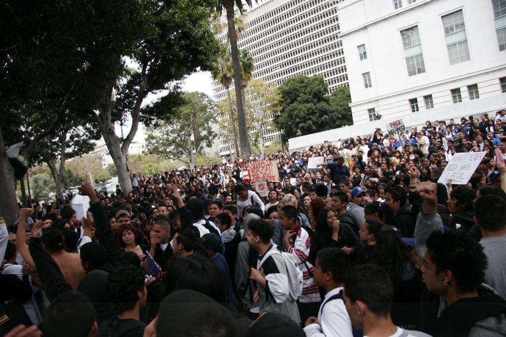 student protesters